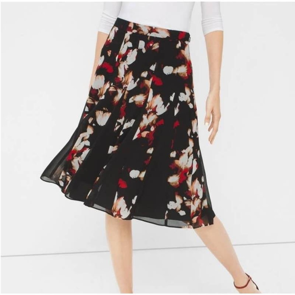 White House Black Market, fit & flare skirt, sz 00